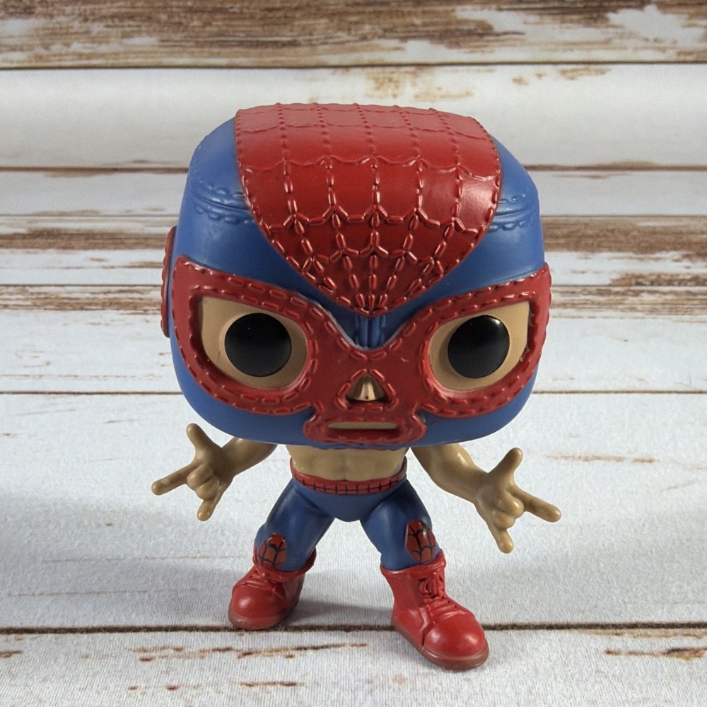 Funko POP! Marvel Collector Corps Exclusive Lucha Libre #706 El Aracno Used